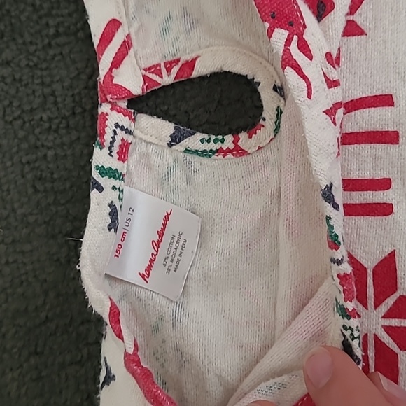 Hanna Andersson Dear Dear print Christmas Jammie - Picture 3 of 6